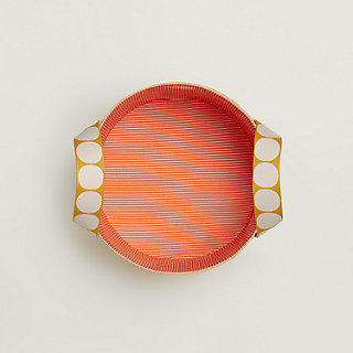 Animaux Blocks basket, small model - Brown | Hermès USA